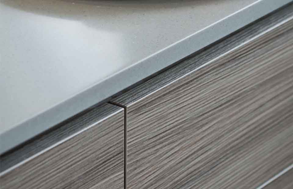 The worktop is one of the most important parts in the kitchen as many food preparation steps take place: